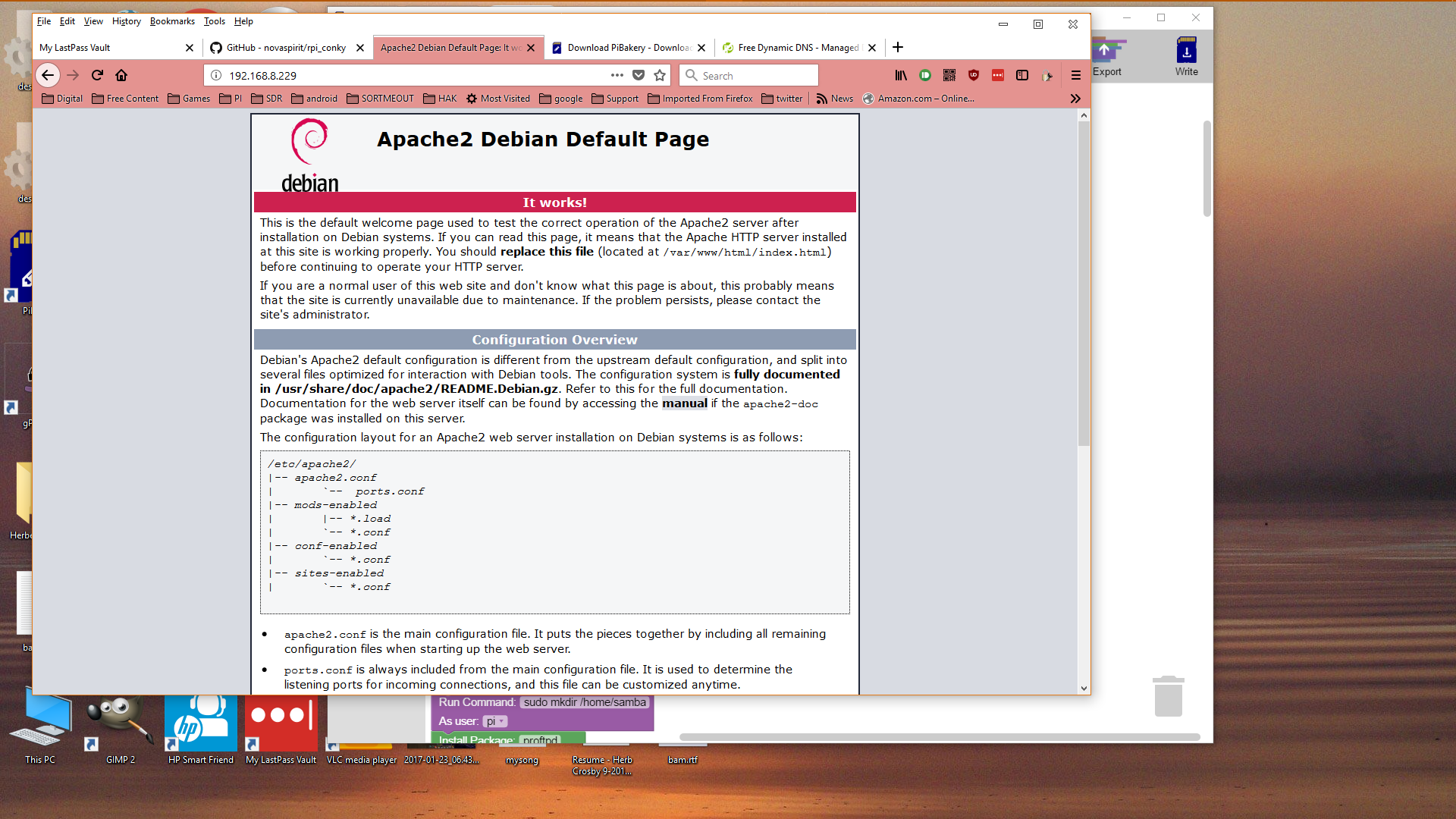 Image of Apaches Default page